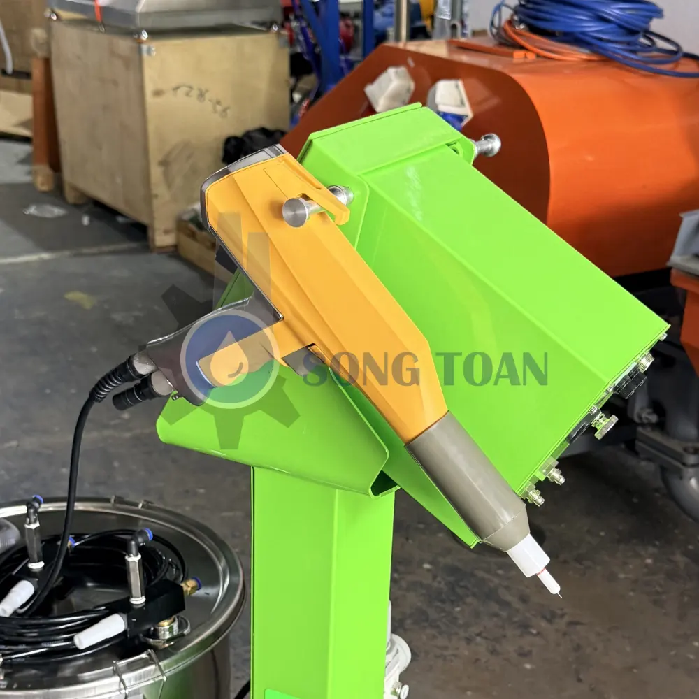 chi tiết máy phun sơn tĩnh điện bột