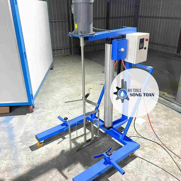 Máy khuấy sơn 200 Lít 2HP giảm tốc