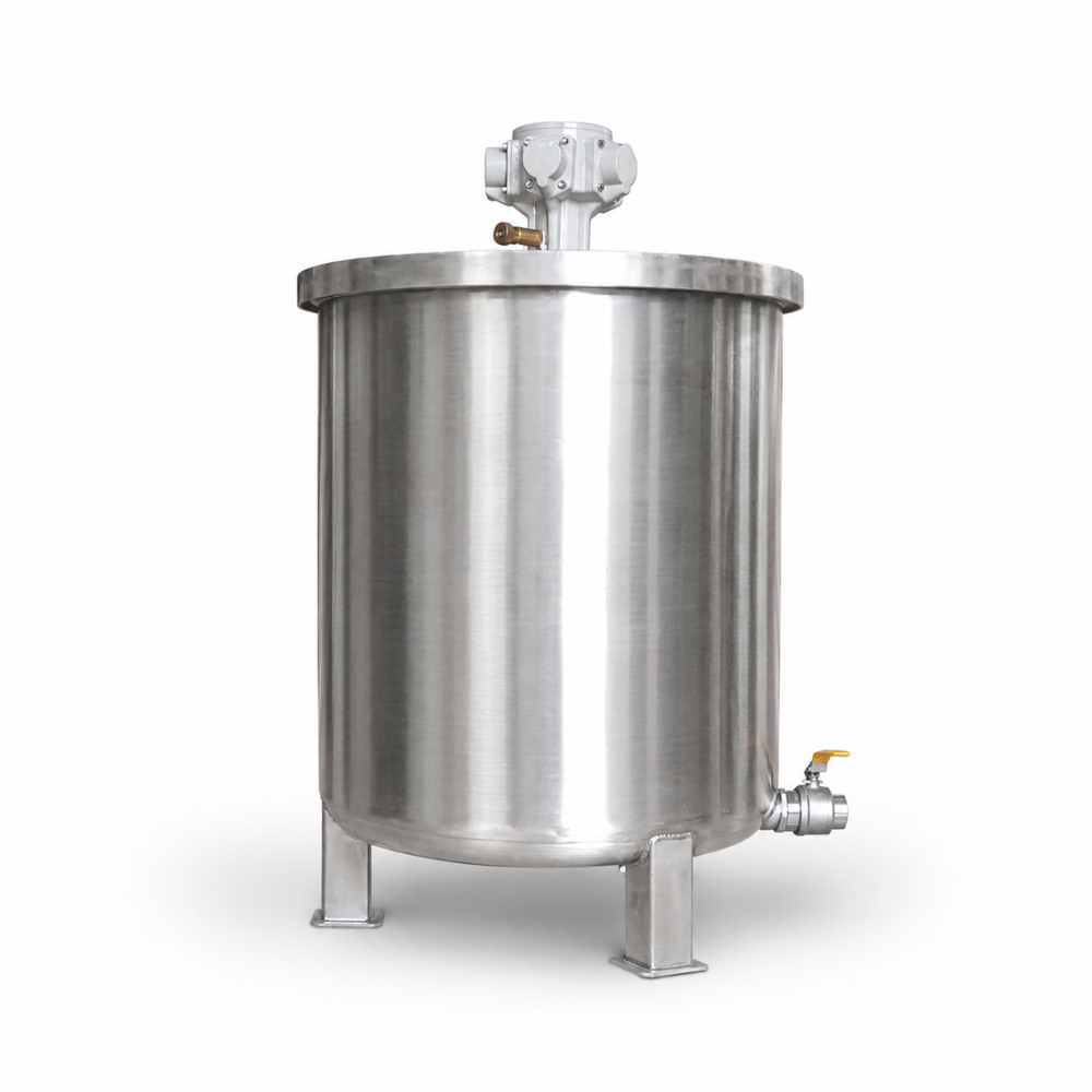 BỒN KHUẤY INOX 100L MOTOR KHÍ NÉN 5 PISTON 1/2HP