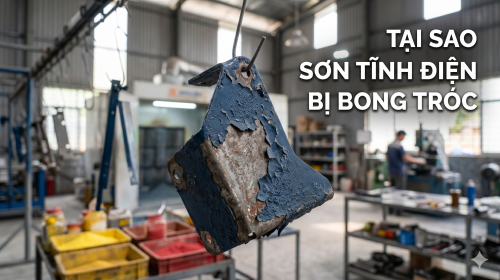 TẠI SAO SƠN TĨNH ĐIỆN BỊ BONG TRÓC?