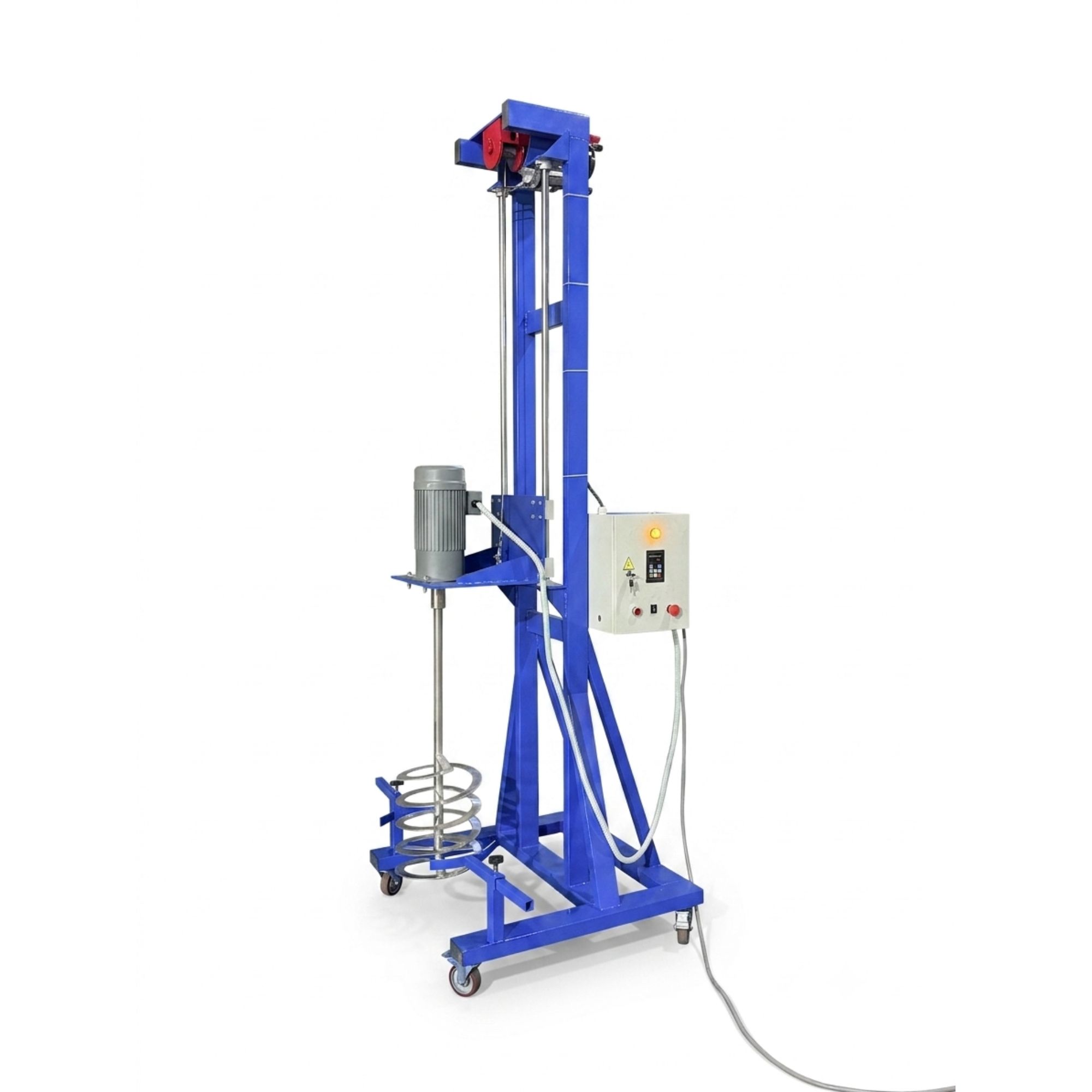 MÁY KHUẤY SƠN HÓA CHẤT 3HP NÂNG HẠ TỜI ĐIỆN