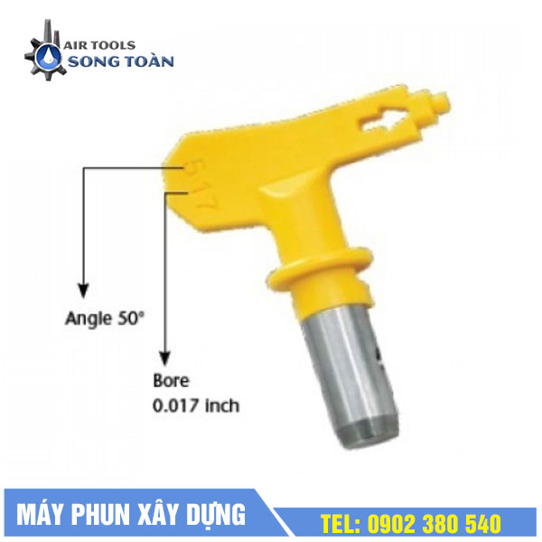 Béc phun sơn chữ T