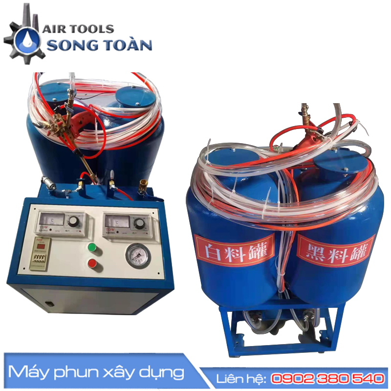 máy phun foam mini