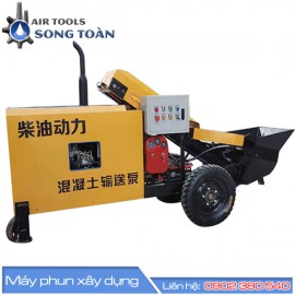 MÁY PHUN BÊ TÔNG MINI CÔNG SUẤT NHỎ 10HP