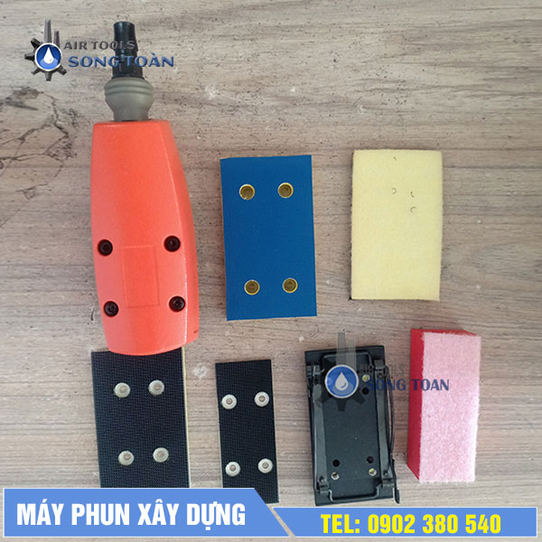 Máy chà nhám dùng hơi vỏ kim loại
