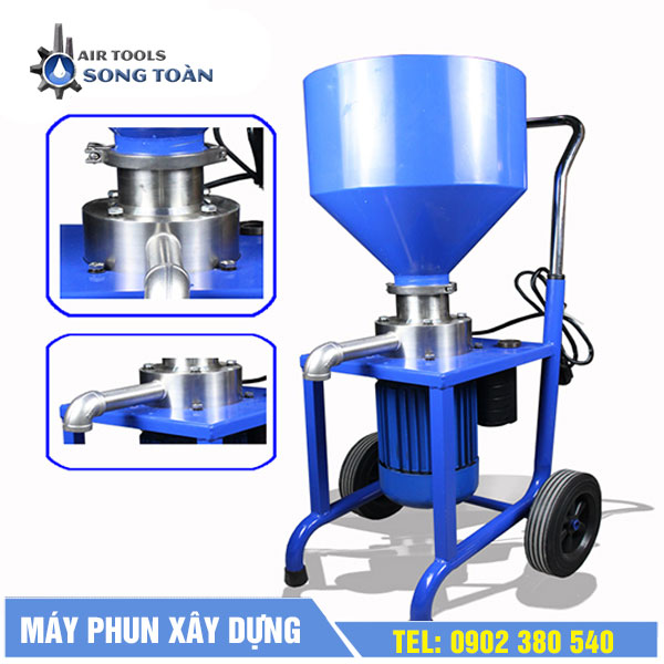 Máy nghiền bột bả, bột trét matit siêu mịn