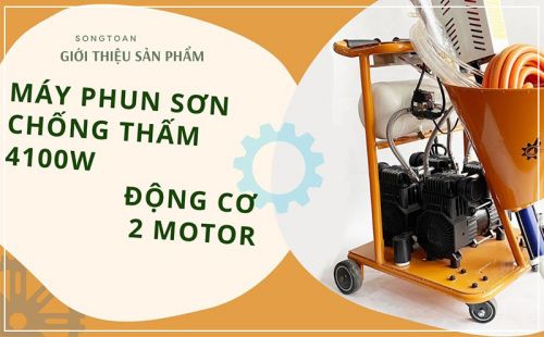 Địa chỉ cung cấp máy phun sơn chống thấm uy tín, chất lượng hàng đầu