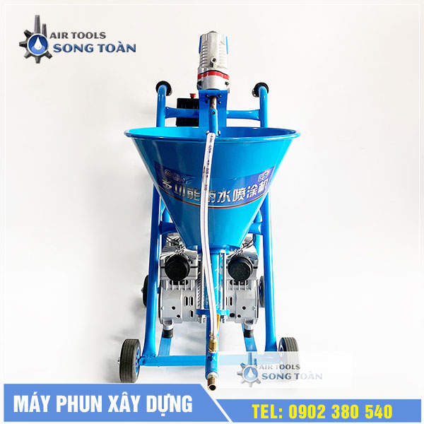 Máy phun sơn chống thấm 2 motor JP-806