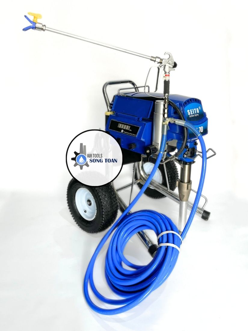 máy phun sơn chống cháy, epoxy X-70