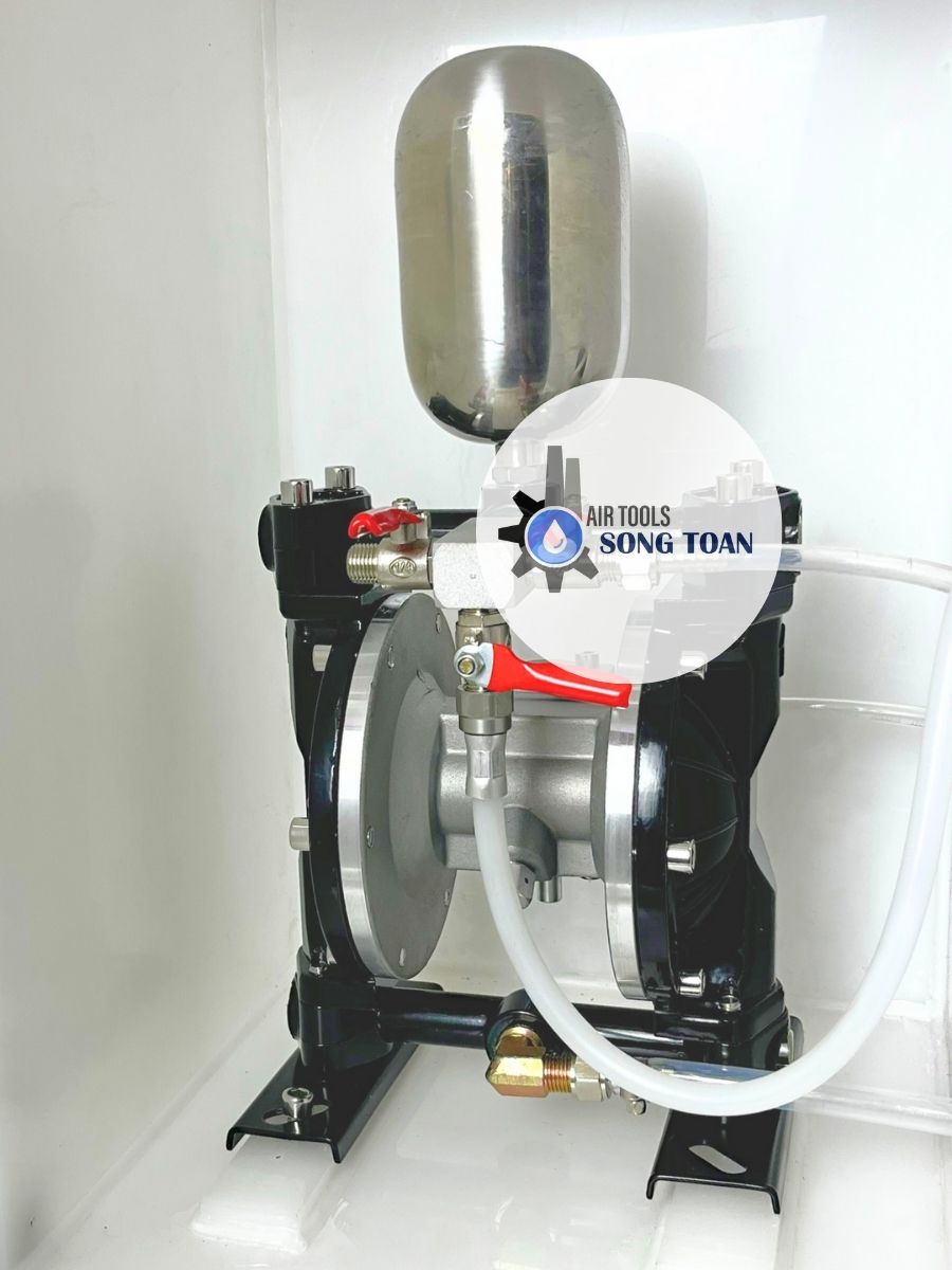 máy bơm màng máy phun sơn tĩnh điện ướt Lvobo