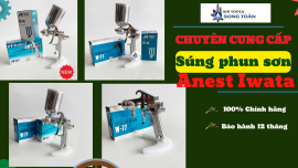 Mua súng phun sơn Anest Iwata cầm tay chính hãng ở đâu?