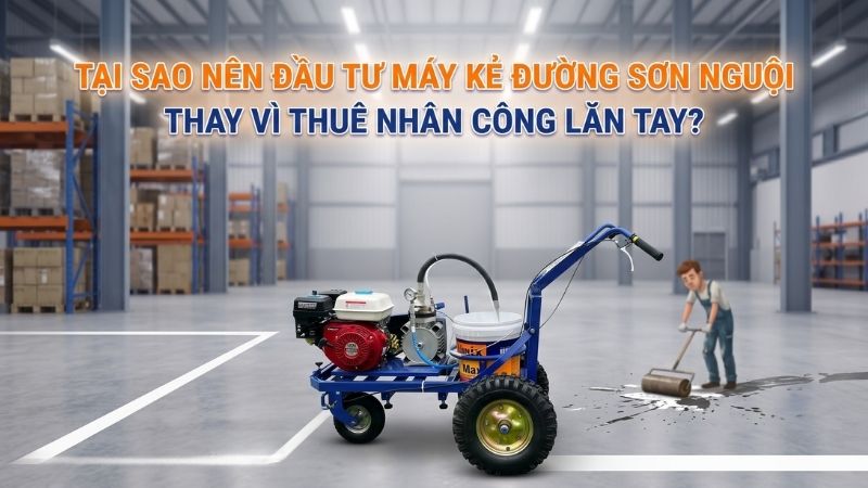TẠI SAO NÊN ĐẦU TƯ MÁY PHUN SƠN NGUỘI THAY VÌ THUÊ NHÂN CÔNG SƠN TAY?